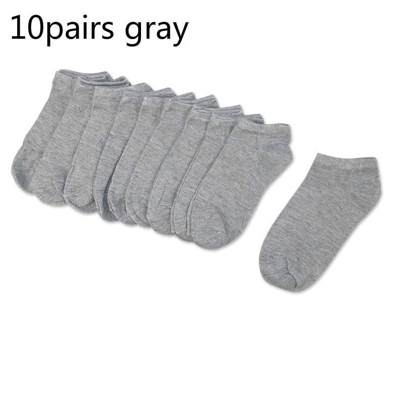 10Pair Women's Socks Short Candy Color Dot Cute Art Socks Female Thin Ankle Cotton Blends Socks