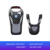 Valve Stems Caps VW Car Shift Stick Cover Carbon Fibre Sports Gear Lever Cap For Volkswagen Polo Golf GTI CC Tiguan Arteon Passa zd7