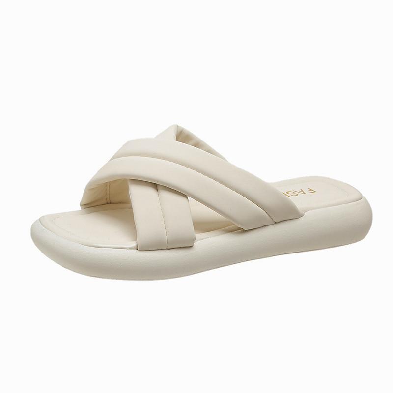 Женские тапочки корейская мода мягкая подошва уличные тапочки женские сандалии 2024 летние нескользящие шлепанцы Pantuflas De Mujer