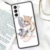 Чехол для косплея с котом для Samsung Galaxy S21 S22 S20 Ultra FE Plus S7 S8 S9 S10 Plus, чехлы Funda Lovely Cute Kawaiii Girl Anime