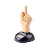 Solar Powered Mid Finger Shaking Toy Car Dashboard Dancing Figure Toy Decorative
