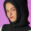 KOLEAT [Real Knit Ver.] Winter Face Warm Balaclava Hat [Black]