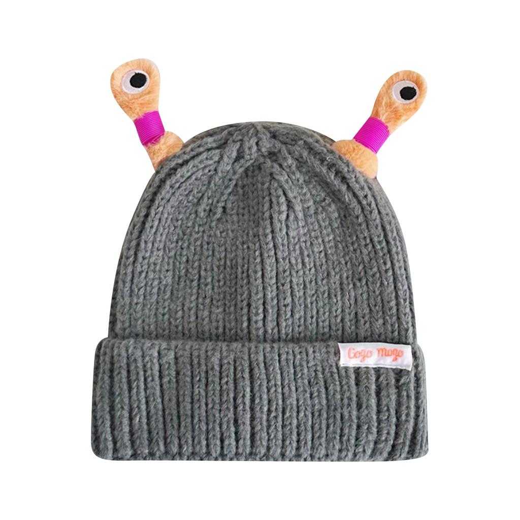 1 шт., милая детская вязаная шапка с забавными мигающими эластичными щупальцами для мальчиков и девочек, 1 шт., осень-зима