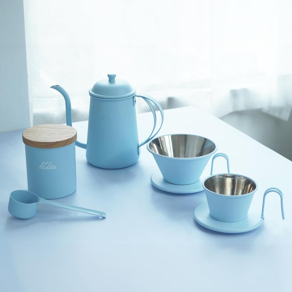 Kalita SORA Coffee Pot Stainless Steel 700ml SS Kettle Earth Series Empty Narrow Mouth Nozzle Matte Finish Made In Japan [Earth Series] #52277