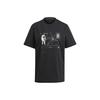 Футболка UltraBoost Graphic Tee Illusion One Sport, повседневные мужские топы с круглым вырезом и короткими рукавами, черные GU1752