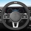 Роскошная противоскользящая накладка на руль автомобиля из замши для Renegade Compass Grand Cherokee Wrangler JK Gladiator Брелок Аксессуар