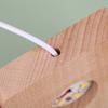 5/6/7/8/9/10CM Led Solid Wood Lamp Square Night Light Usb Lamps Holder Lights Holder Desktop Ornaments Decorative Lamp Base