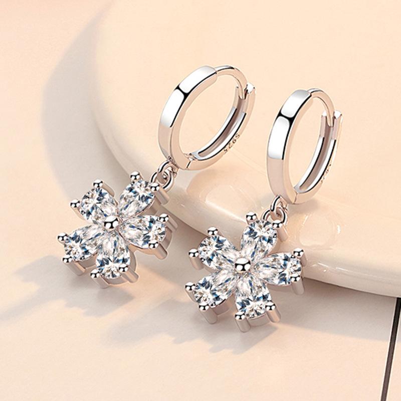 Lindon Copper Alloy Zircon Earrings Drop Earrings For Women Wedding Party Gifts