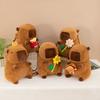 New Backpack Kapibara Plush Doll Cute Children's Bag Creative Capybara Doll Backpack Gift