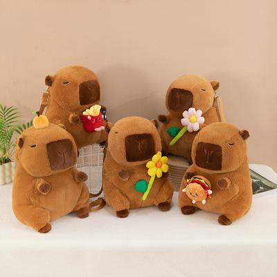 Новый рюкзак плюшевая кукла капибара милая детская сумка креативная кукла капибара рюкзак подарок