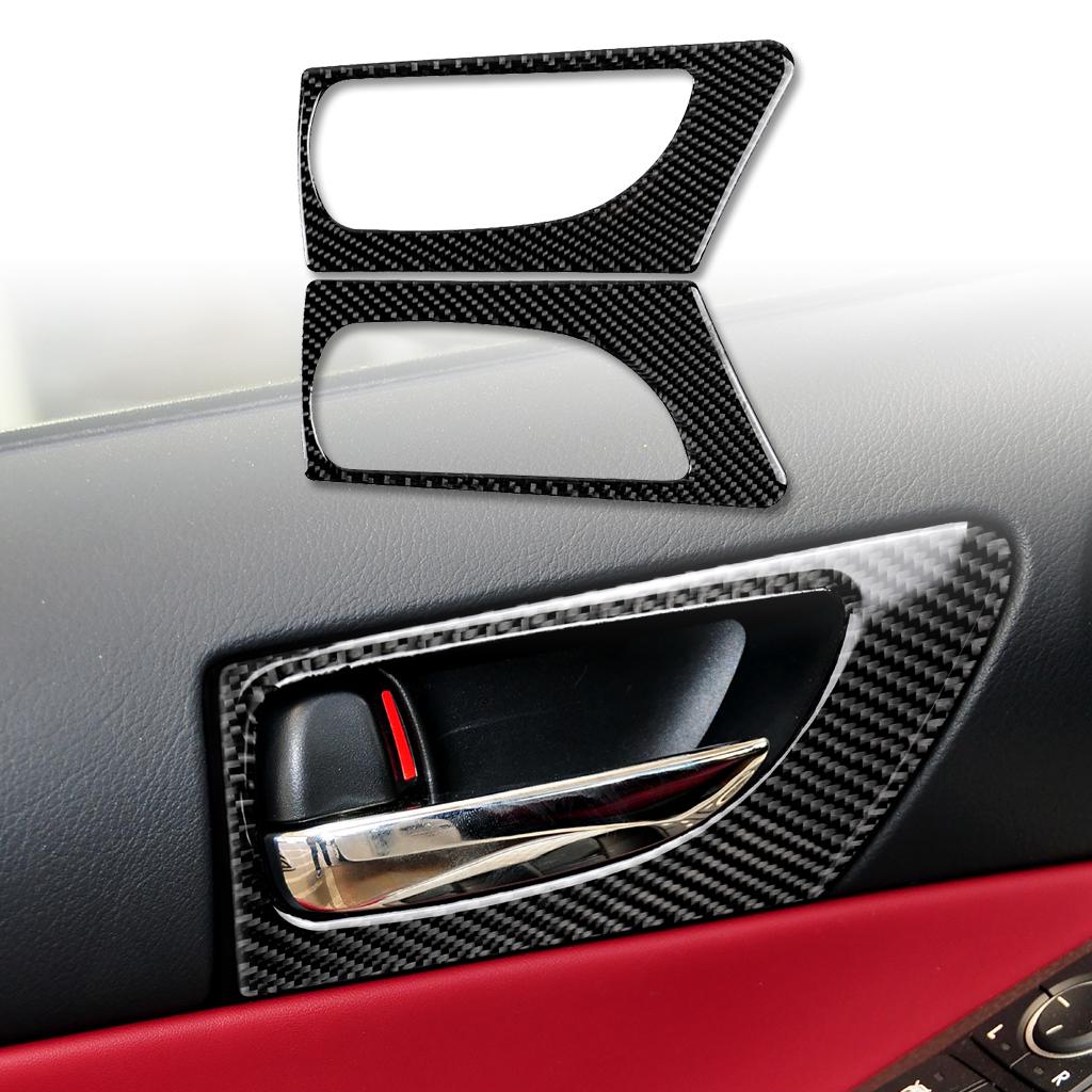 Для Lexus IS250 300 350C 2013-аксессуары, автомобильные наклейки из углеродного волокна для внутренней отделки ручки передней двери, панели