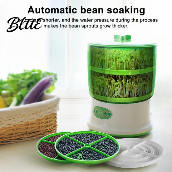 Fast Germination Bean Sprout Machine Automatic Intelligent Growing Large Capacity 2/3 Layers Indoor Easy to Use Home Smart