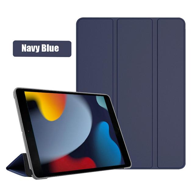 Чехол Funda Ipad 10 дюймов 2 2021, тройной чехол для электронной книги из искусственной кожи для iPad 9 10,2, чехол для планшета, чехол-подставка для iPad 9-го поколения