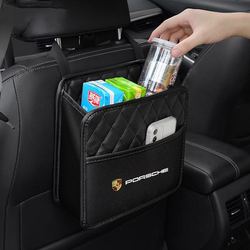Автомобильная задняя багажная сиденье эластичная веревка сумка для хранения для Porsche Cayenne Panamera Macan 911 718 Taycan Boxster Cayman Аксессуары