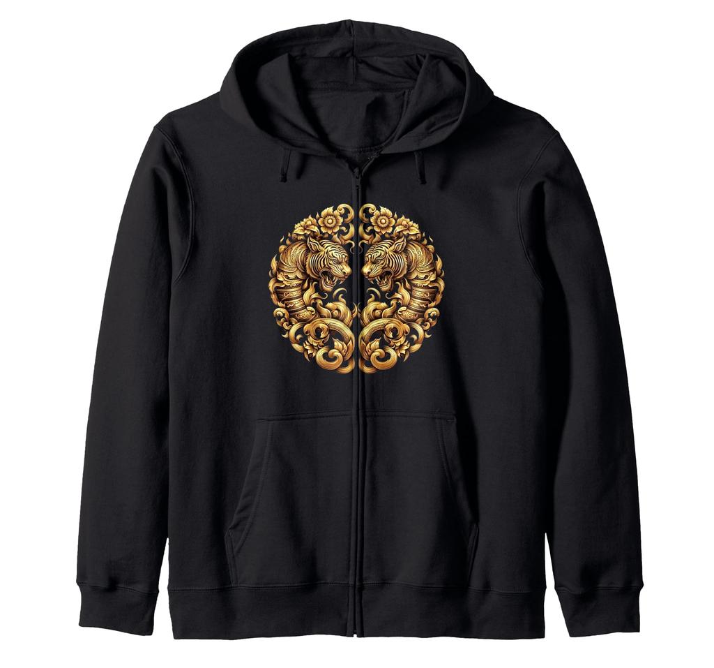 Intense Muay Thai Twin Tigers Zip Hoodie