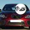 Replacement Parts Fog Light Grill 1P0853665C 1P0853666C Front Outer Bumper Grille for Cupra 2005-2012 Easy Installation 91AE