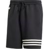 Originals Knit Lace-Up Three-Quarter Casual Shorts Men Bottoms Black IW0974