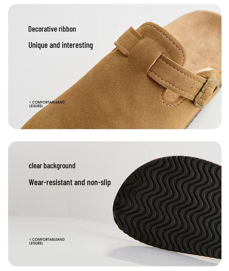 Новые детские шлепанцы KT Birkenstock с мультяшным котиком для девочек – Милые, удобные, закрытые уличные туфли