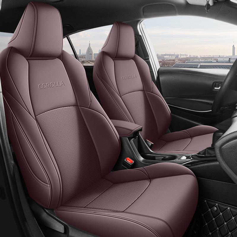 Универсальные всесезонные чехлы на сиденья для Toyota Corolla, подходят для моделей с двойным двигателем, полностью закрывающие подушки автомобильных сидений