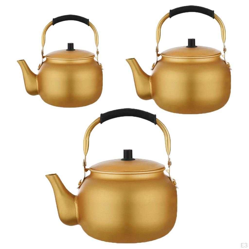 Чайник из легкого алюминия для барбекю