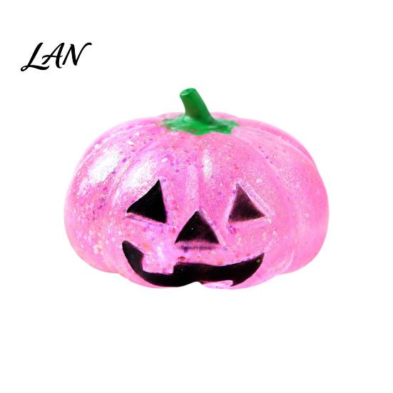 Classroom Stress Toy 1/2/3Pcs Halloween Pumpkin Relief Toy, Creepy Head Squeeze Decompression Glitter Ball for Kids Adults, Party Favors