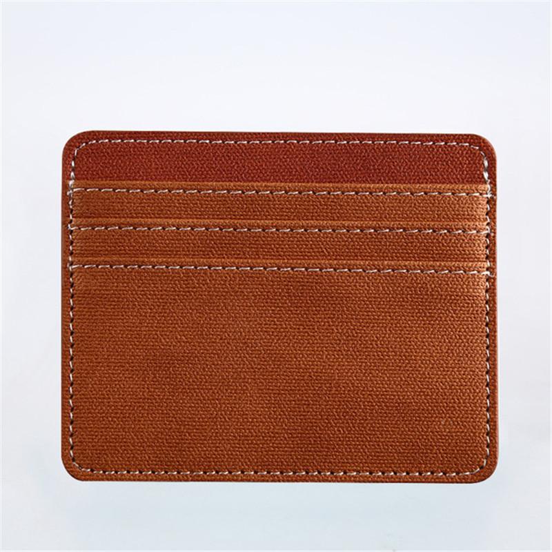 Держатель для удостоверения личности из искусственной кожи ярких цветов, банковская коробка для кредитных карт, тонкий чехол для карт с несколькими слотами, кошелек для женщин и мужчин, чехол для визитных карточек