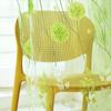Transparent Window Drapes Romantic Tulle Curtain Flower Pattern Sheer Curtain  Bedroom