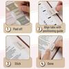 5 Sheets Bible Index Label Stickers Different Colors Self-adhesive Anti-slip Clear Print Boho Color Durable Bible Book Tabs