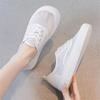 Woman Footwear Lace Up Shoes for Women Mesh Breathable Low White Walking Comfortable and Elegant Casual Daily Routine Vulcanized