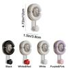 5Pcs Plastic Shower Hooks Punch Free Wall Hanger Light Luxury Suction Cup Hooks  Kitchen