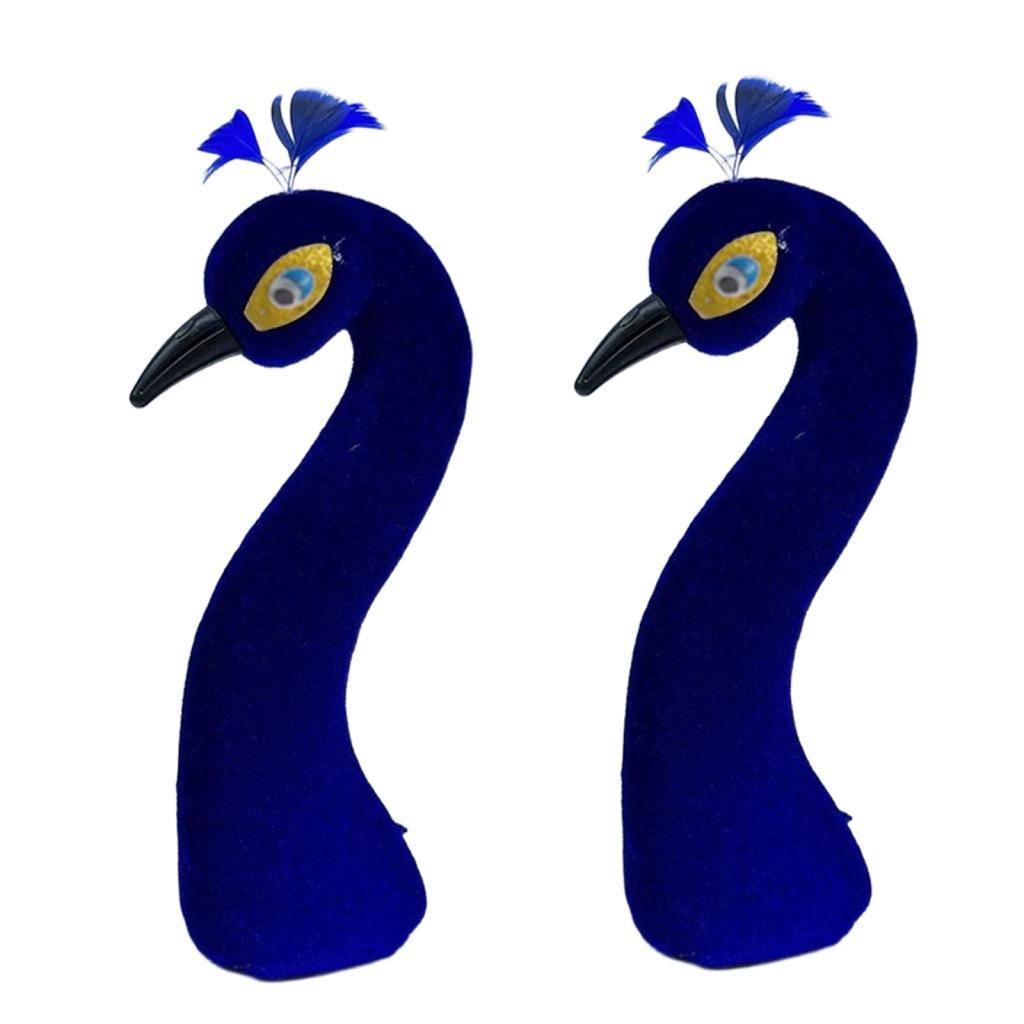 Пенопластовая голова-манекен павлина, флокированная, корзина с цветами, украшение для мероприятия, банкета, домашнего декора