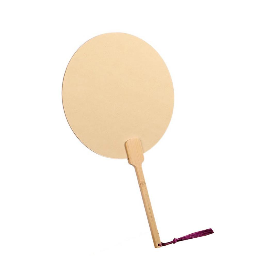 5Pcs Double-side Blank Paper Fan DIY Painting Hand Painting Graffiti Fans  Lacquer Fan