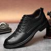 Высококачественные мужские туфли в британском стиле Business Elegantes Office Adulto, модные удобные повседневные туфли-оксфорды из натуральной кожи