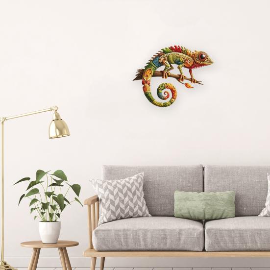 Украшение для стены в виде ящерицы-геккона, ручная работа, водонепроницаемый, устойчивый к ультрафиолетовому излучению, декор в виде ящерицы для внутреннего и наружного использования