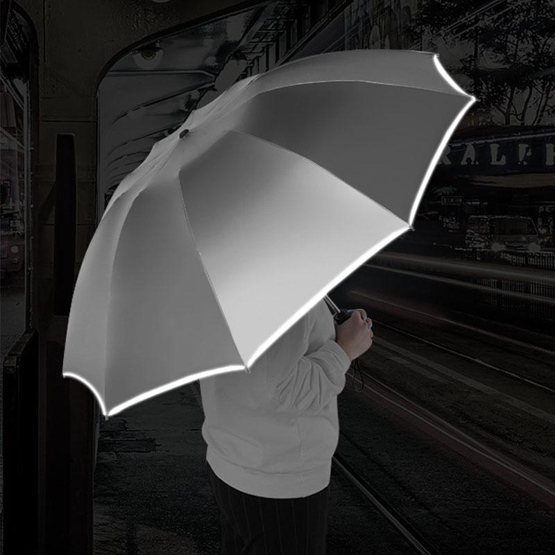 Hot Sell10K Reflective Parapluie Automatic Inverse Umbrella For Car Foldable Umbrella Rain Men Women Black Coating Sun Umbrella