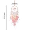 Розовый Ловец Снов Винтажный Колокольчик Ветра Подвесное Украшение Домашний Декор Индийский Натуральный Камень Дерево Жизни Ловец Снов Настенный Декор
