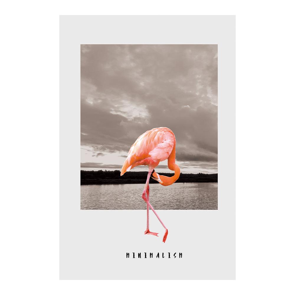 Модный стиль, забавный розовый, красивый фламинго, холст, живопись, постеры и принты, настенные панно, домашний декор для гостиной, спальни