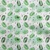 Cotton Flex Light Green Fabric Florals Fabric For Sewing Printed Craft Fabric By The Yard 40 Inch