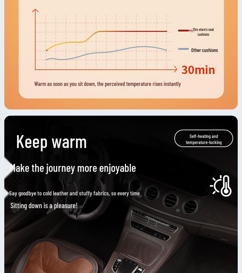 Фланелевая зимняя накладка на сиденье для Volvo XC60/S60/XC40/S90/V60/XC90