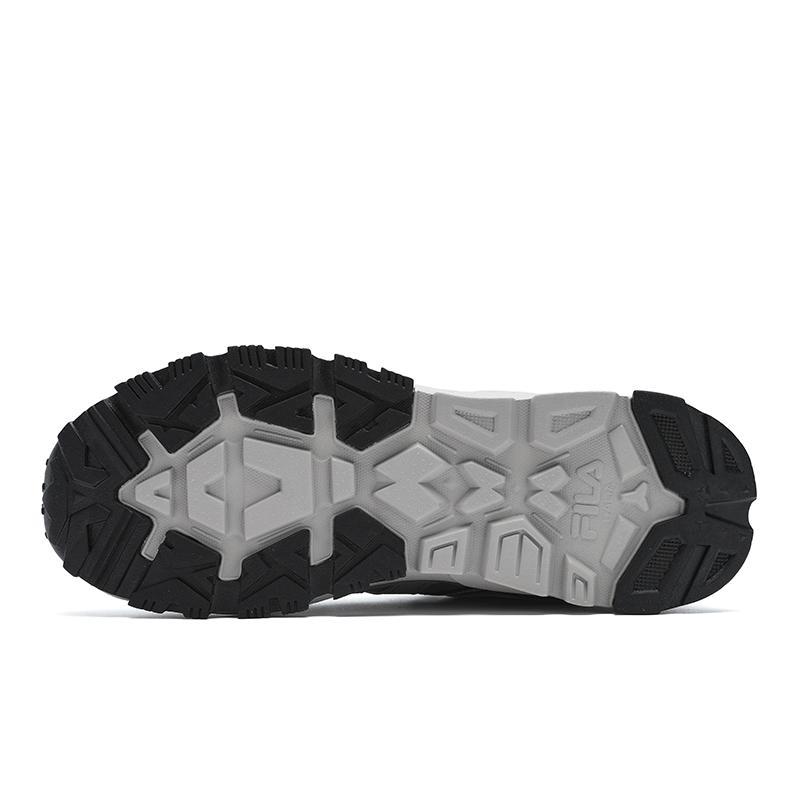 Fila Trek 1S Удобный Универсальный Флис Прочный Низкий Верх Повседневная Обувь для Образа Жизни Мужские кроссовки Лавово-Серый Средне-Серый F12M442113FLM