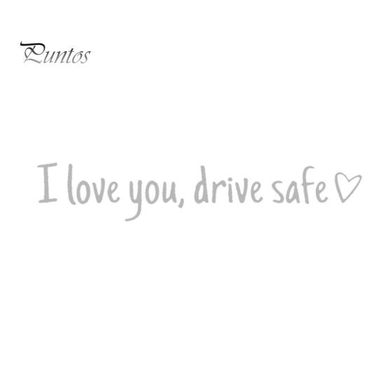 Наклейки I Love You Drive Safe на зеркало заднего вида виниловая наклейка для женщин водонепроницаемая декоративная наклейка на автомобиль аксессуары для автомобиля