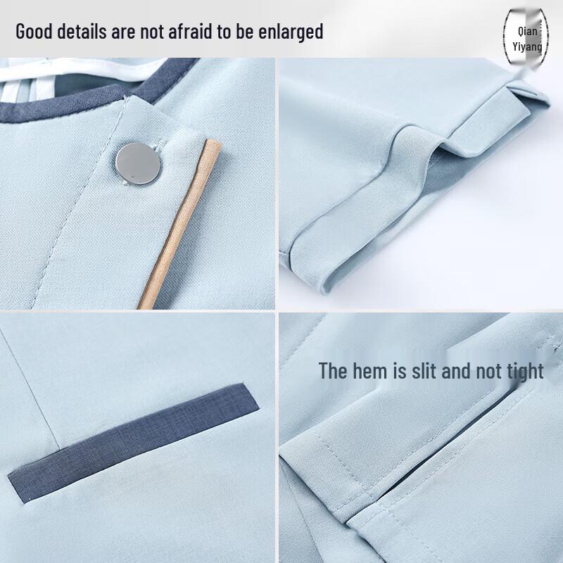 Летний комплект рабочей одежды для уборки с коротким рукавом