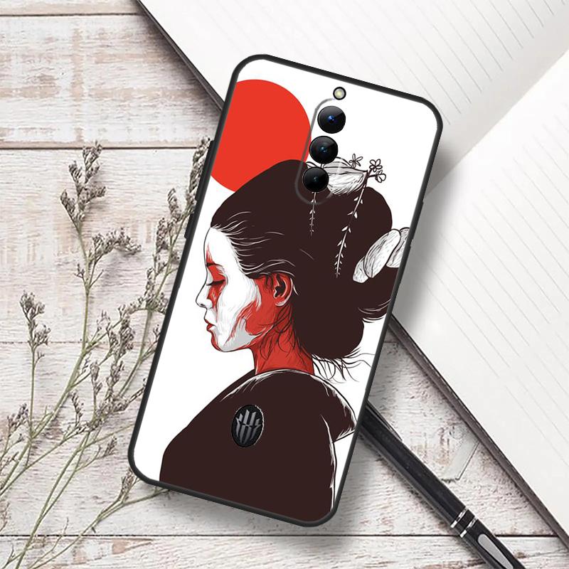 Художественный чехол в японском стиле для ZTE Nubia RedMagic 6 7 6S 7S Pro 5G RedMagic 11 8 8S 9 9S 10S Pro Plus 10 Air Cover