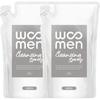 Сменный блок очищающего спрея для мужчин Woomen 2 x 250 мл, c. Пополнение (Набор из 2)