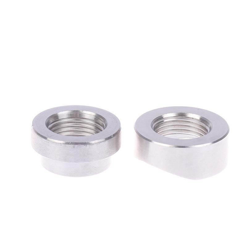 Oxygen Sensor Stainless Steels Bung Plug Nut Stepped Mounting Cap Kit Plug Nut Plug Wideband Nut Fitting Weld Bungs M18X1.5