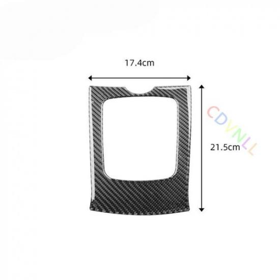 For Toyota Corolla 2007-2012Carbon Fiber Gear Shift Outer Frame Cover Trim Fit