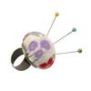 Stitch Fabric Cotton Ring Ball Shaped Pin Cushion Sewing Accessories Needle Pillow Needle Holder