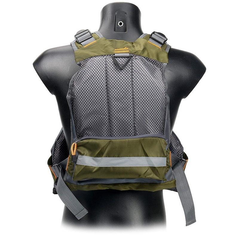 9 Colors Breathable Fishing Vest with Float Outdoor Water Sports Adjustable Fly Fishing Swim Jacket Fishing Tackle