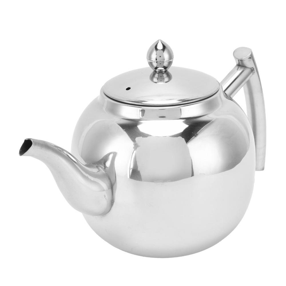 Stainless Steel Stainless Steel Teapot Mirror Polish Tea Kettle Cold Water Kettle Restaurant Use