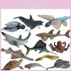 Коллекция реалистичных фигурок морских животных Яркие ПВХ модели морской жизни для декора